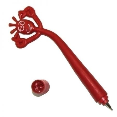 Ручки Веселые человечки красная
