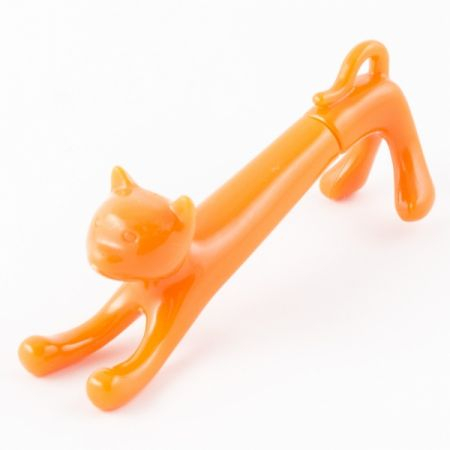 Ручка Кот оранжевый