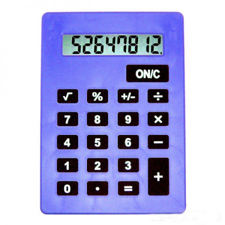 Калькулятор Гигантский формат А4 голубой