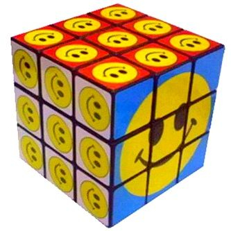 Кубик Рубик - Смайлики 5.5 см