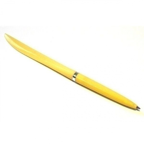 Ручка Нож желтая 18,5 см шариковая