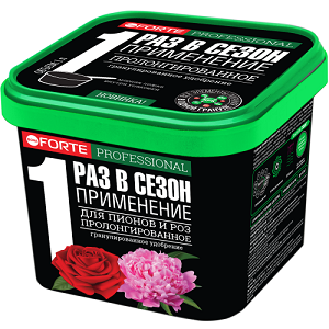 уд. Бона Форте (ведро 1 л) для Пионов и роз с кремнием / 12шт АО Гарден