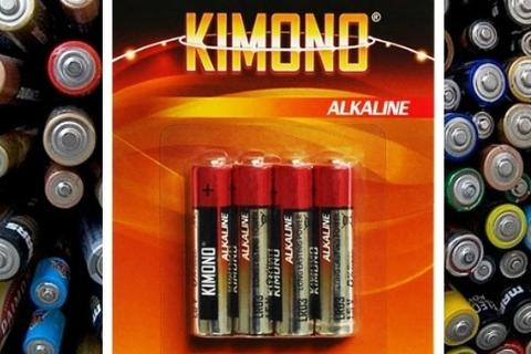 KIMONO (мизинчиковые) алкалиновые батарейки 4 шт. - 88р