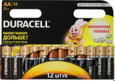 Duracell (пальчиковые) алкалиновые батарейки 12 шт.
