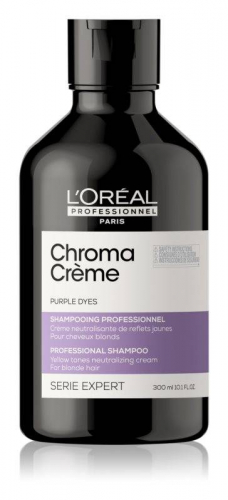 LOREAL Шампунь-крем Chroma Creme с фиолетовым пигментом, 300 мл