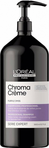 LOREAL Шампунь-крем Chroma Creme с фиолетовым пигментом, 1500 мл