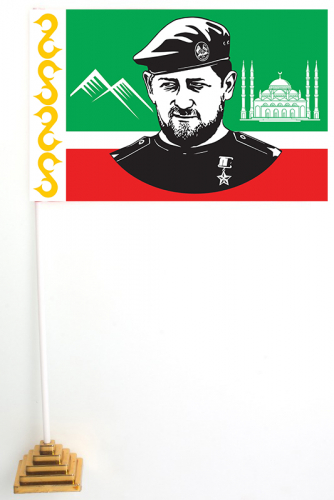Настольный флажок Кадыров №10187