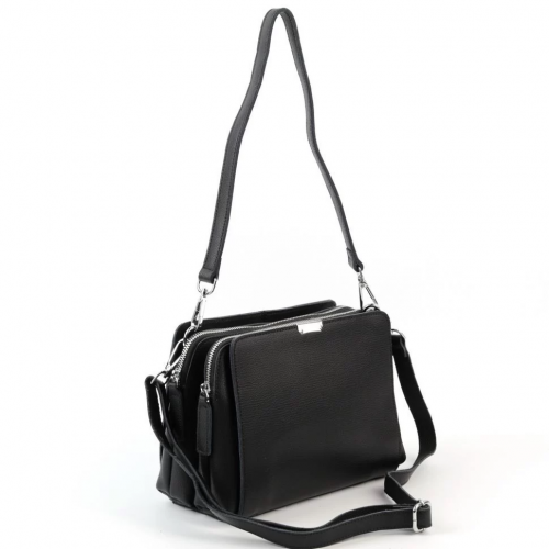 Женская кожаная сумка К2125-208 Блек
