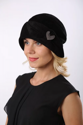 Шляпа женская РАМОНА К1602 черный