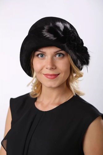 Шляпа женская РАМОНА КМ1601 черный
