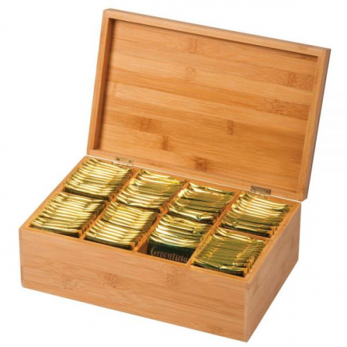Коробка для чайных пакетиков бамбук