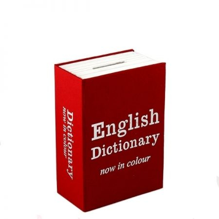 Книга сейф Английский словарь мини,красный