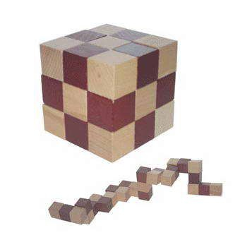 Головоломка-Кубик 5х5 см, черно-белая
