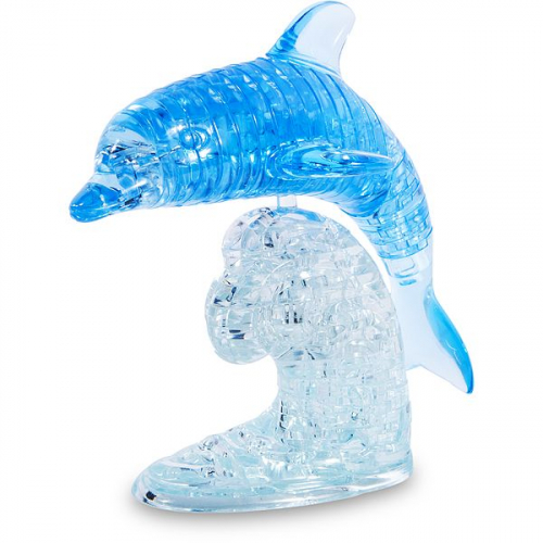 Головоломка 3D Дельфин синий
