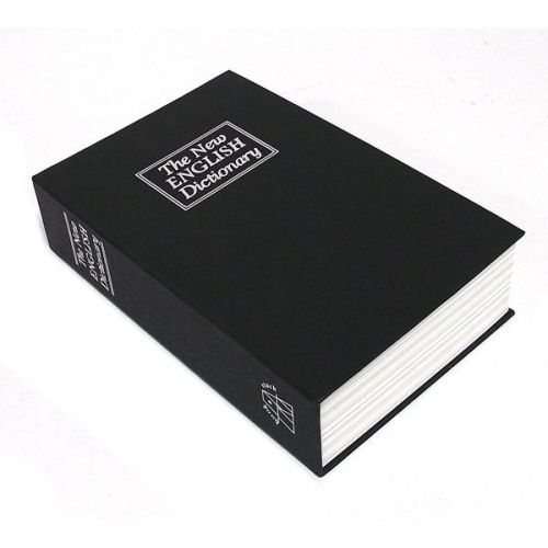 Книга сейф Английский словарь Черный кодовый замок
