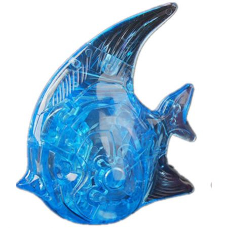 Головоломка 3D Рыбка синяя