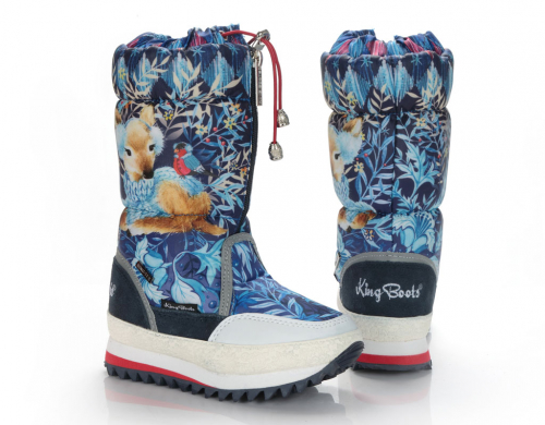 Сапоги детские KB511BL Blau Синий KING BOOTS Германия