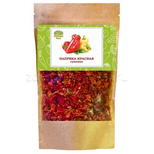 Паприка красная сушеная, большой пакет Zip- Lock 150гр
