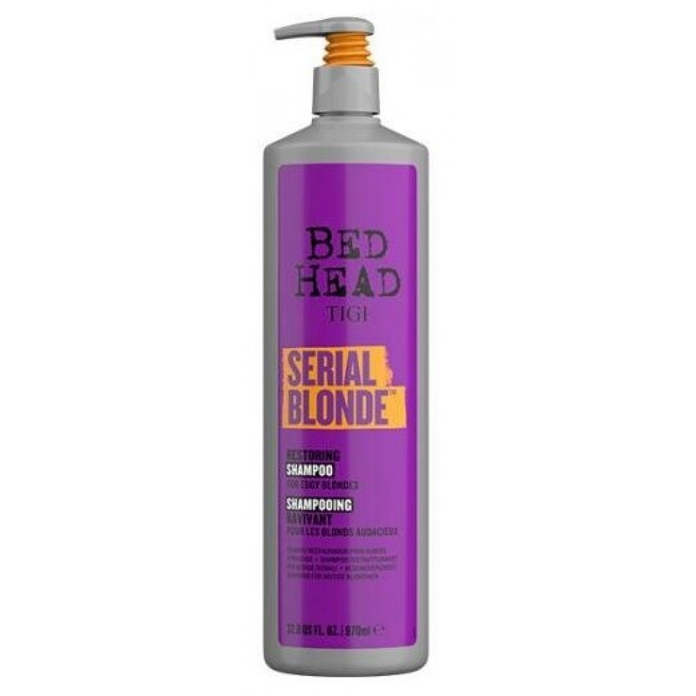 BED HEAD ВОССТАНАВЛИВАЮЩИЙ ШАМПУНЬ ДЛЯ БЛОНДИНОК SERIAL BLONDE 970МЛ