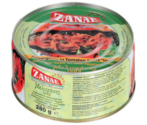 Баклажаны   в   томатном  соусе    Zanae   жб, 280 гр.