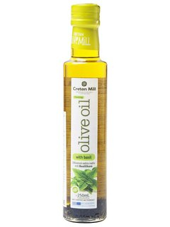 Оливковое масло Extra Virgin с Орегано  CRETAN OLIVE MILL  стекло 250 мл