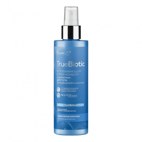 TrueBiotic Успокаивающий спрей-комфорт с пробиотиком для тела для раздраженной и сухой кожи 200г