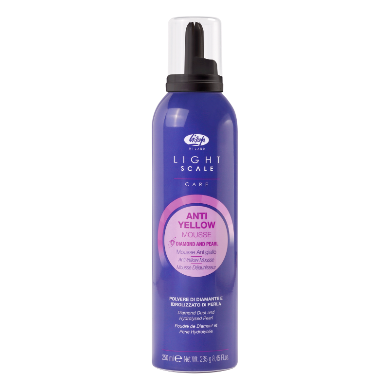 LISAP Мусс для осветленных, мелированных и седых волос / Light Scale Care Anti Yellow Mousse 250 мл