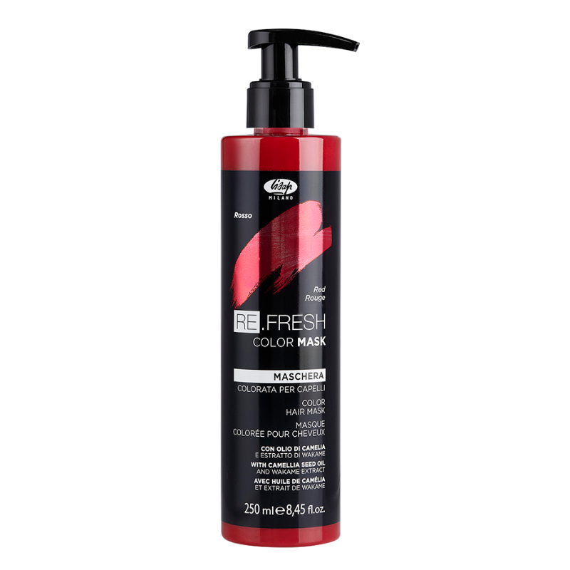 LISAP Маска оттеночная для волос, красный / Re.fresh Color Mask 250 мл