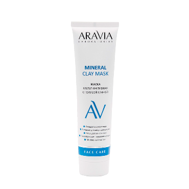 ARAVIA Маска мультиактивная с голубой глиной для лица / Mineral Clay Mask ARAVIA Laboratories 100 мл