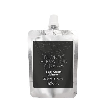 KAARAL Крем осветляющий черный угольный для волос / BLONDE ELEVATION CHARCOAL Black Cream Lightener 250 г