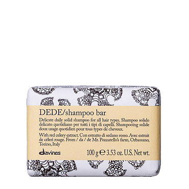 DAVINES Шампунь твёрдый для деликатного очищения волос / Dede Shampoo Bar 100 г