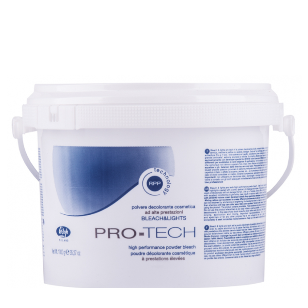 LISAP Порошок обесцвечивающий сильного действия / Bleach & Lights PRO TECH 1000 г