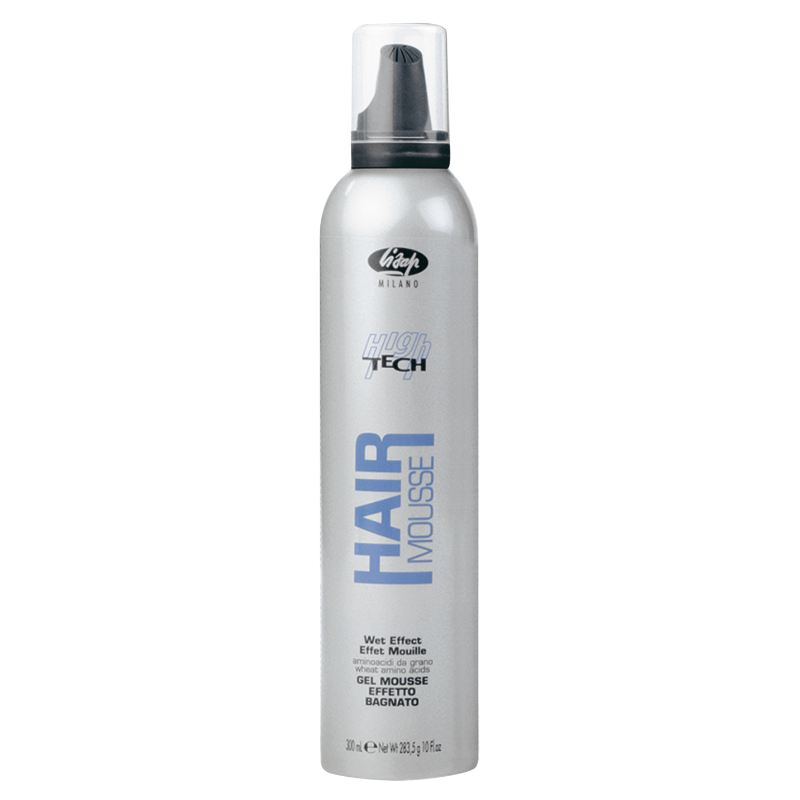 LISAP Мусс-гель для создания эффекта мокрых волос / Hair Gel Mousse Wet Effect HIGH TECH 300 мл
