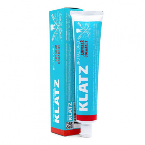  КЛАЦ Зубная паста для мужчин Klatz BRUTAL ONLY Дерзкий эвкалипт 75мл