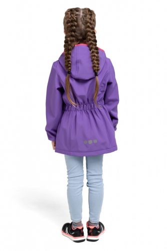 Куртка для девочки Softshell Фиолетовый-фуксия