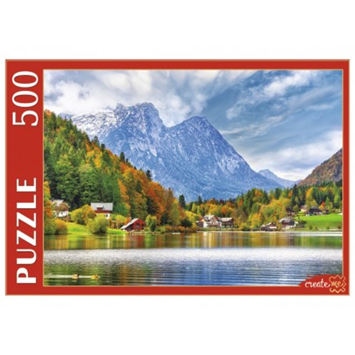 Пазл 500 Австрия. Озеро Грундльзе ГИП500-0614