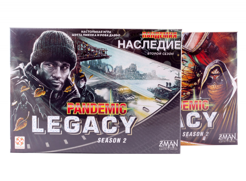 Настольная игра Пандемия: Наследие 2, чёрная (Pandemic Legacy: Season 2, black)