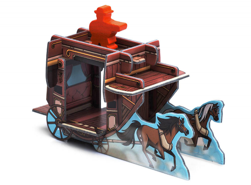 Настольная игра Кольт Экспресс: Лошади и Дилижанс (Colt Express: Horses and Stagecoach, дополнение)