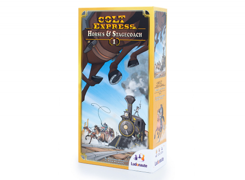 Настольная игра Кольт Экспресс: Лошади и Дилижанс (Colt Express: Horses and Stagecoach, дополнение)
