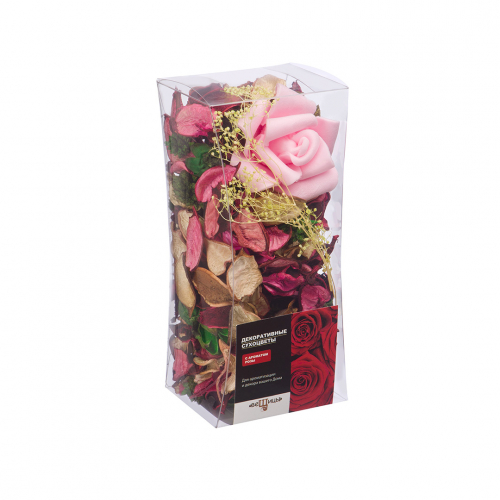 Набор сухоцветов из натуральных материалов, с ароматом розы
