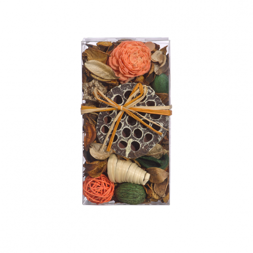 Набор сухоцветов из натуральных материалов, с ароматом апельсина