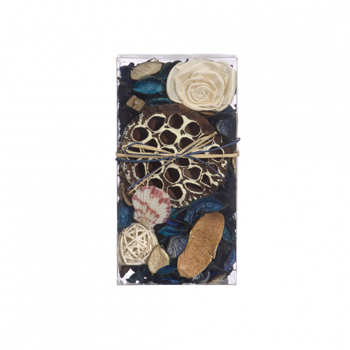 Набор сухоцветов из натуральных материалов, с ароматом морского бриза