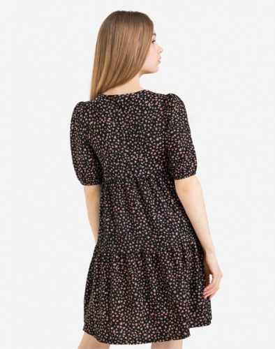 Платье GDR023418 цвет:черный/разноцветный