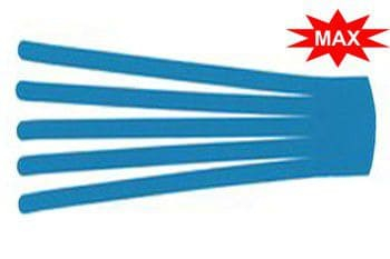 Кинезио тейп преднарезанный BB EDEMA STRIP МАХ 10 cм x 25 см голубой