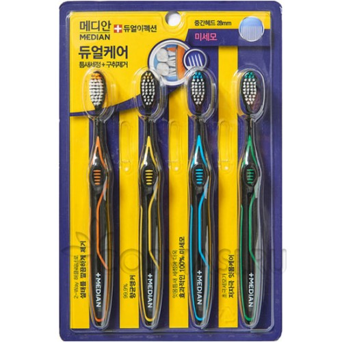Зубная щетка Median Dual Effection Toothbrush набор 4шт