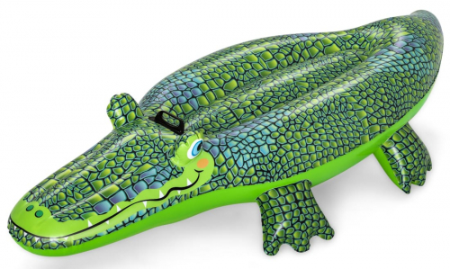 Плот Крокодил с ручкой 152x71см, до 45кг, от 3лет, BestWay, уп.12