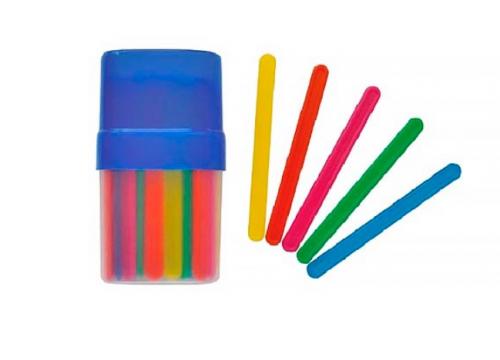 Счетные палочки 50 штук в пластиковом пенале ПЧЕЛКА СПК-50 Код товара: 076665