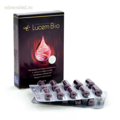 Lucem BIO Регуляция функций и состояния органов мочеполовой, иммунной, эндокринной, пищеварительной, сердечно-сосудистой, костно-мышечной, нервной систем у женщин