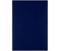 Папка адресная OfficeSpace, (без надписей), А4, бумвинил, синяя, инд. упаковка, 277211
