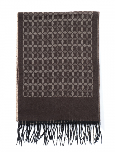 WV192 Полушерстяной мужской шарф